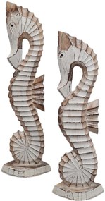 Morský koník bílý 40 cm
