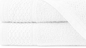 BAVLNENÝ UTERÁK SOLANO 70X140 CM BIELA