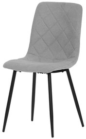 BONTEC Jedálenská stolička, čierna, látka, CT-283 BK2 Farba: Šedá