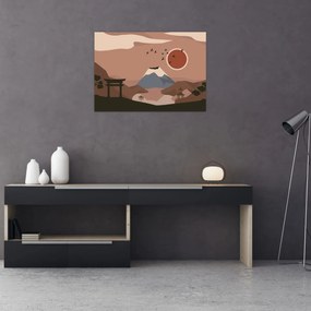 Sklenený obraz - Japonsko N⁰1 (70x50 cm)
