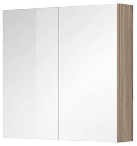 Mereo Mereo, Kúpeľňová galerka 80 cm, zrkadlová skrinka, 2x dvere, MER-CN717GD