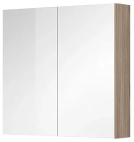 Mereo Mereo, Kúpeľňová galerka 80 cm, zrkadlová skrinka, 2x dvere, MER-CN717GD