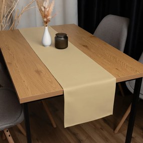 Biante Dekoračný behúň na stôl BKU-107 Pieskovo béžový 35x140 cm