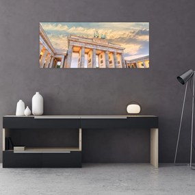 Obraz - Brandenburská brána, Berlín, Nemecko (120x50 cm)