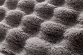 Kúpeľňový koberček Bubbles sivý