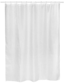 Erga RIST, sprchový záves s háčikmi (12ks) 200x180 cm, biela, ERG-08377