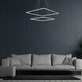 Závesné LED svietidlo Nix, 2x LED 50w, 3000k, w