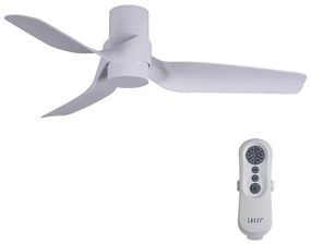 Lucci air Lucci air 213353 - LED Stmievateľný ventilátor NAUTICA 1xGX53/12W/230V biela + DO FAN00257