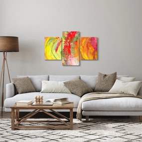 Obraz abstrakcie - maľba (90x60 cm)