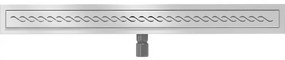 Mexen Flat nerezový sprchový žľab 90 cm vzor M18, 1023090-15
