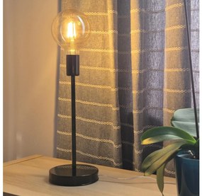 Stolná lampa ASTRID 1xE27/60W/230V lesklá čierna