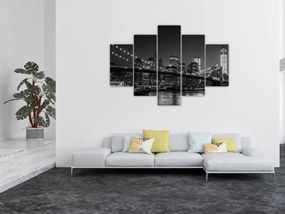 Obraz Brooklyn mosta v New Yorku (150x105 cm)