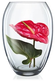 Crystalex sklenená váza Fyh 18 cm