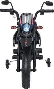 Elektrická motorka Aprilia RX modrá