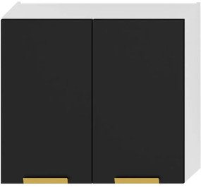 Kuchynská skrinka Denis w80 čierna mat/biela