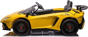 LEAN CARS Lamborghini XXL batéria do auta A8803 žltá 24V