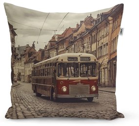 Sablio Vankúš Historický autobus - 60x60 cm