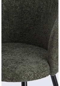 Khaki kovové jedálenské kreslá v súprave 2 ks Radaja – Light &amp; Living