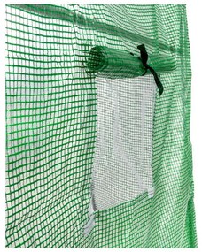SUPPLIES Fóliovník, oceľový rám Skleník 200x300x200 cm - zelená farba