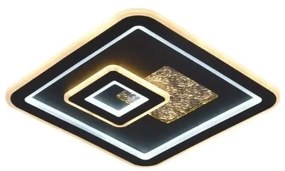 LED Stmievateľné stropné svietidlo LED/110W/230V čierna + diaľkové ovládanie