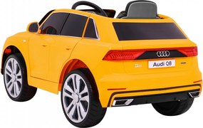 Ramiz Elektrické autíčko Audi Q8 Lift detské SUV žlté + diaľkové ovládanie