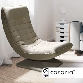 Leňoška ABERDEEN, 87x60x105cm, béžová Casaria