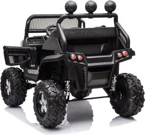 LEAN CARS Vozidlo na akumulátor Mercedes Unimog S, čierne