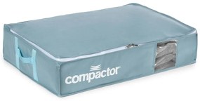 Vákuový plastový úložný box pod posteľ 65x45x15,5 cm Blue Edition – Compactor
