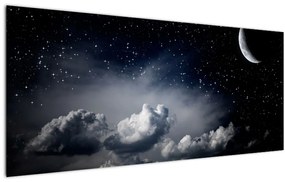 Obraz - Hviezdna obloha (120x50 cm)