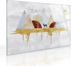Sklenený obraz - Dekor (70x50 cm)