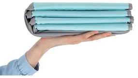 Detský suchý bazén s loptičkami pr. 80 cm modro-sivý