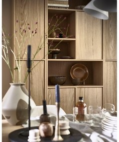 Modulárna knižnica v dekore duba v prírodnej farbe 120x243 cm Modulair – vtwonen