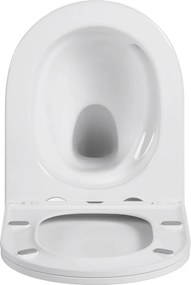 Erga Vento, závesná WC misa 490x365x365mm, Tornado 2 + toaletné sedadlo s pomalým zatváraním, biela, ERG-V03-VENTO-TO2-WH