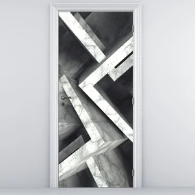 Fototapeta na dvere - Abstrakcia kocky (95x205cm)