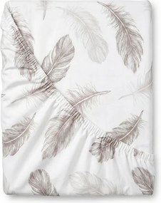 Kvalitex Bavlnené napínacie prestieradlo Shelby,biele, 180 x 200 cm, 180 x 200 cm