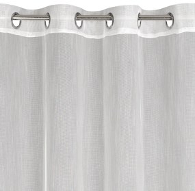 ZÁCLONA NA KRÚŽKOCH NICEA 350X250 CM BIELA
