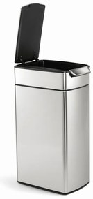 Úzky dotykový kôš 40 l, nerez