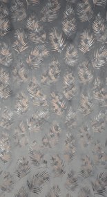 ZATEMŇOVACÍ ZÁVES NA KRÚŽKOCH GLORIA2 140X250 CM LISTY