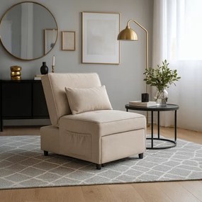 Kreslo EMILIO 67 cm, béžové