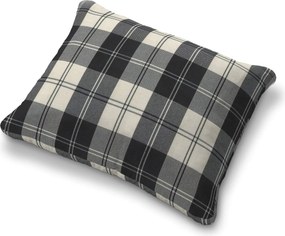 Poťah na vankúš Karlstad 58x48cm farba produktu čierna látka zapletaná, vzorované