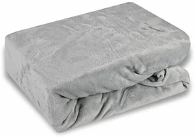 Plachta posteľná z mikroplyšu sivá EMI