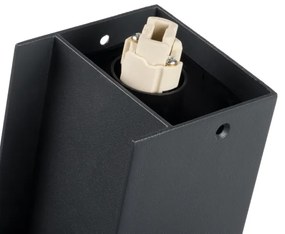 Kanlux 38762 - Vonkajšia lampa DASTEN 1xG9/11W/230V 30 cm IP44 čierna