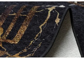 Kusový koberec Atohi čiernozlatý 140x190cm
