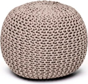 Sivohnedý sedací puf Bonami Essentials Jagger