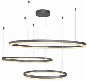 Azzardo AZ4707 - LED Luster na lanku HALO LED/130W/230V čierna