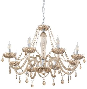 Eglo 39093 - Luster BASILANO 8xE14/40W/230V