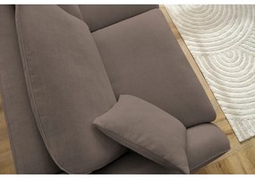 Hnedá rozkladacia pohovka 235 cm Cezanne – Bobochic Paris