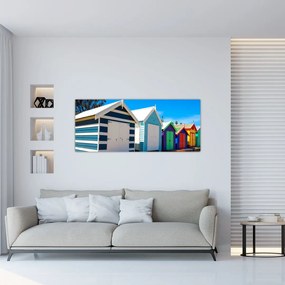 Obraz - Pláž Brighton, Melbourne, Austrália (120x50 cm)