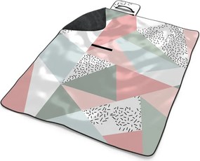 Sablio Plážová deka Obrazce v nežných farbách: 200x140 cm