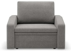 Kreslo ORBIT rozkladacie, svetlosivé